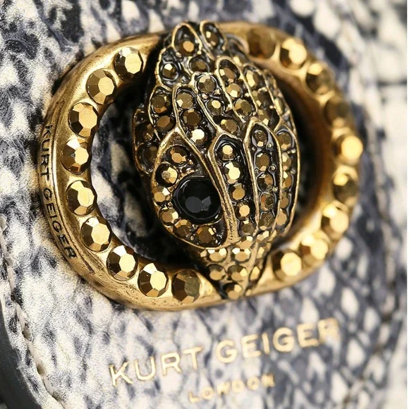 NWT Kurt Geiger Chelsea Shopper Tote and Pouch - Picture 5 of 5